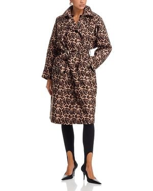 Aqua Trench Coat - Brown