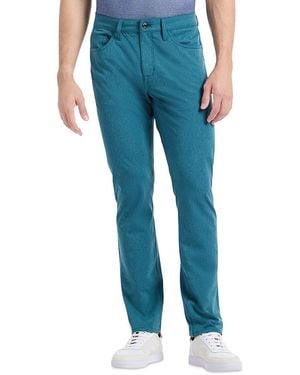Robert Graham Grady Regular Fit Woven Pants - Blue
