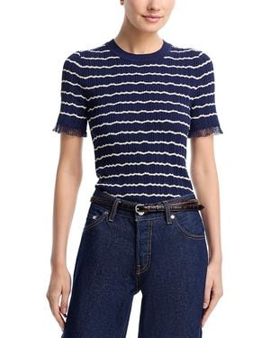 Rag & Bone Chiara Striped Sweater - Blue