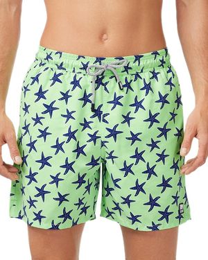 Tom & Teddy Starfish Swim Trunks - Green