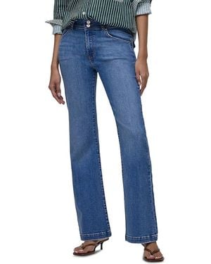 Hudson Jeans Dana High Rise Flared Jeans - Blue