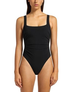 Jets by Jessika Allen Tank One Piece Swimsuit - Black