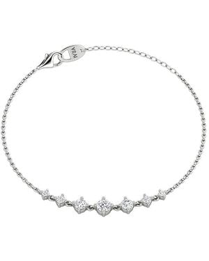 Vrai Petite Linked Tennis Bracelet - White