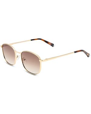 Le Specs Neptune Deux Square Sunglasses, 52Mm - Natural