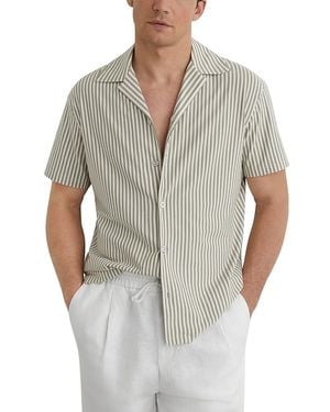 Reiss Aurelia Stripe Shirt - Gray