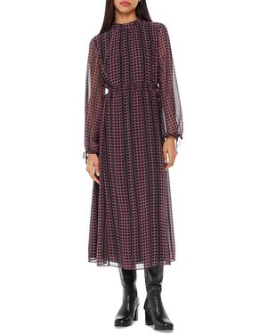 Whistles Printed Layered Midi Dress - Purple