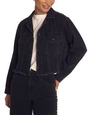 Bella Dahl Studded Denim Jacket - Blue