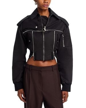 ROKH Broken Harrington Jacket - Black