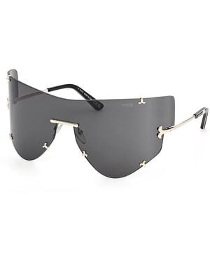 PUCCI Shield Sunglasses, 143Mm - Gray