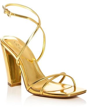 Aqua Winie Sandals - Metallic