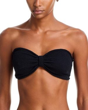 Hunza G Jean Bandeau Bikini Top - Black