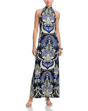 Cara Cara Asher Halter Maxi Dress - Blue
