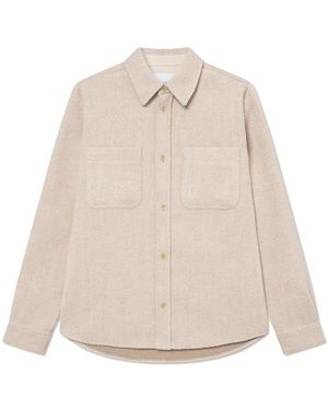 Les Deux Lennon Boucle Shirt Jacket - Natural