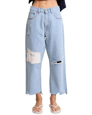 Denimist Haisley High Rise Slouch Jeans - Blue