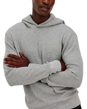 Rails Gates Relaxed Fit Hooded Sweatshirt - Gray