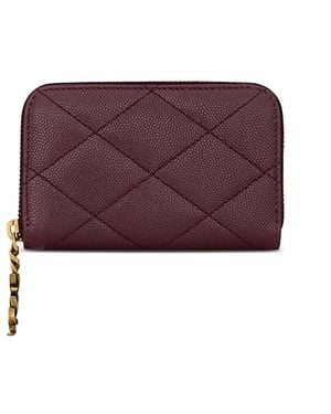 Saint Laurent Cassandre Bijou Change Purse - Purple