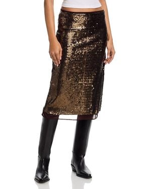 Rag & Bone Lucy Sequin Skirt - Black