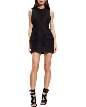 Cynthia Rowley Paige Jacquard Mini Dress - Black