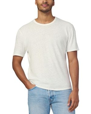 Joe's Jeans Bespoke Regular Fit Linen Tee - White