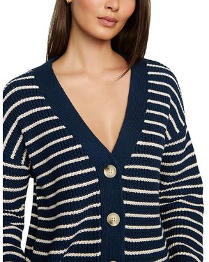 Eberjey Coastal Cardigan Sweater - Blue