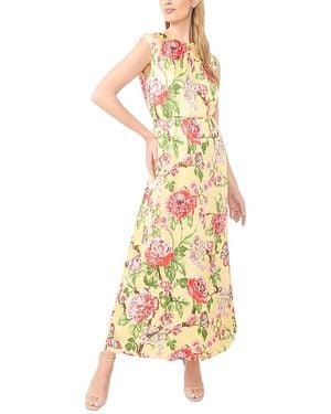 Ted Baker Parker Gathered Neck Maxi Dress - Metallic