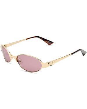 Le Specs Frostbite Oval Sunglasses, 56Mm - Pink