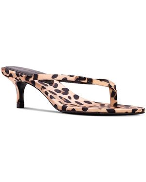 Black Suede Studio Tash 50 Sandals - Multicolor