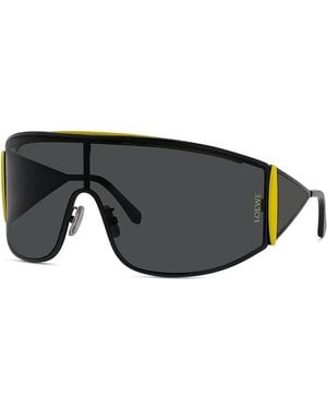 Loewe Signature Mask Sunglasses, 138Mm - Black