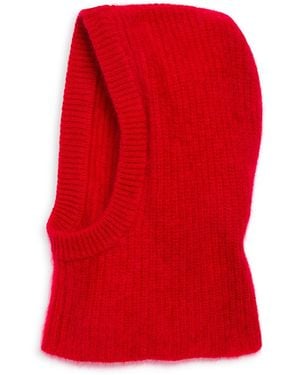 Rag & Bone Jada Brushed Cashmere Balaclava - Red