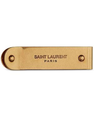 Saint Laurent Id Money Clip - Metallic