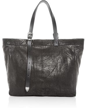 AllSaints Haven Leather Tote - Black
