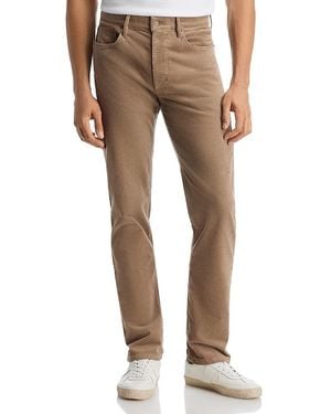 Marine Layer 5 Pocket Flex Cords Slim Straight Fit Pants - Natural
