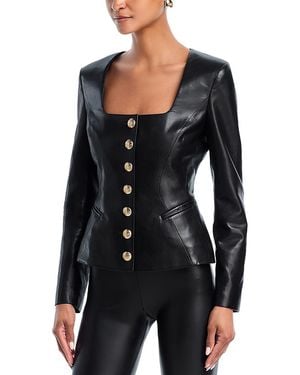 Generation Love Lavena Faux Leather Jacket - Black