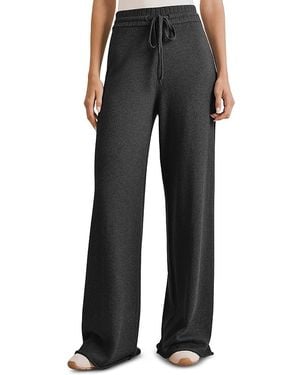 Splendid Haven Wide Leg Sweater Pants - Black