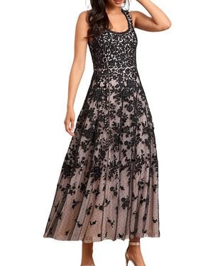 Needle & Thread Rosa Scoop Neck Ankle Gown - Multicolor