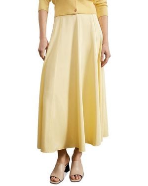 Hobbs Limited Charteris Side Zip Skirt - Yellow
