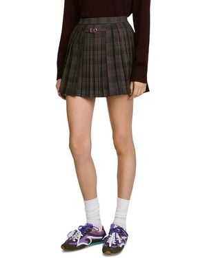 Sandro Kayla Pleated Skirt - Black
