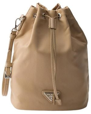 Prada Re-Nylon Pouch - Natural