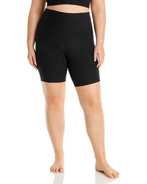 Beyond Yoga Plus Spacedye Team Pocket Shorts - Black