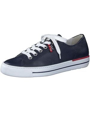 Paul Green Carly Lace Up Sneakers - Blue