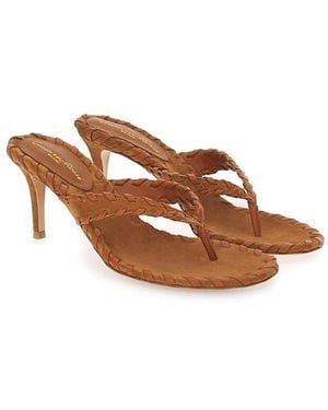 Gianvito Rossi Zaira Thong - Brown