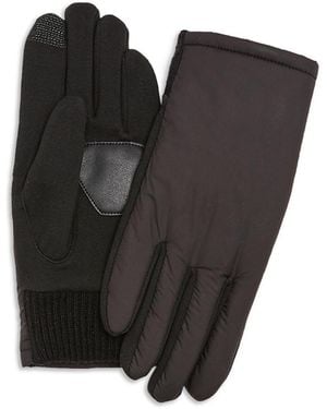 Echo Comfort Stretch Puffer Gloves - Black