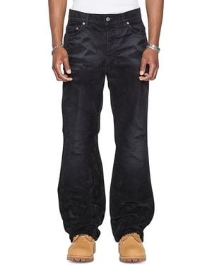 Ksubi Toro Relaxed Boot Fit Flocked 32 Jeans - Black