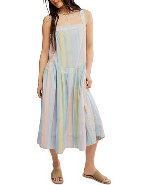 Free People Primavera Midi Dress - Blue
