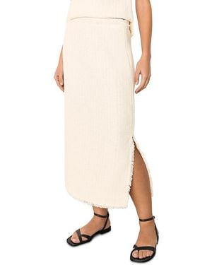 Whistles Lucie Boucle Pencil Skirt - Natural