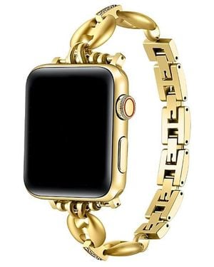 The Posh Tech Poppy Rhinestone Band For Apple Watch - Metallic