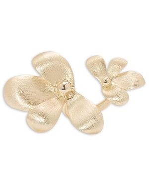 Ramy Brook Anya Flower Open Ring - White