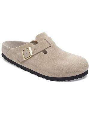 Birkenstock Boston Exquisite Clog Flats - White
