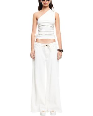 Lioness Rendezvous One Shoulder Top - White