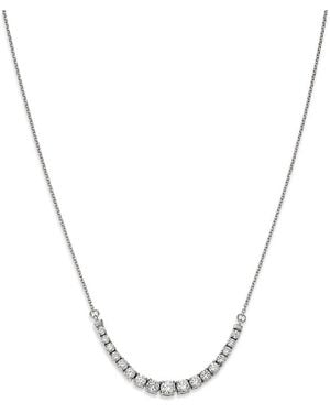 Bloomingdale's Fine Collection Diamond Necklace - Metallic